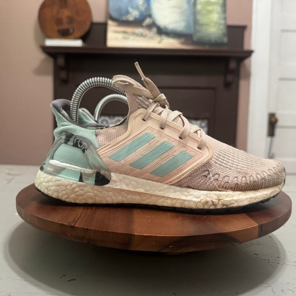 Adidas Ultraboost 20 Womens Size 6.5 Pink Athletic Shoes
